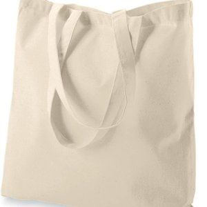Cotton Tote Bag 12 load 15 X 16 inch with long handle